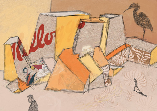 Polygone 3 - peinture digitale